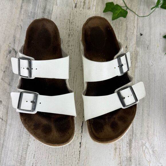 Birkenstock Arizona white Womens size 40 regular - Picture 1 of 9
